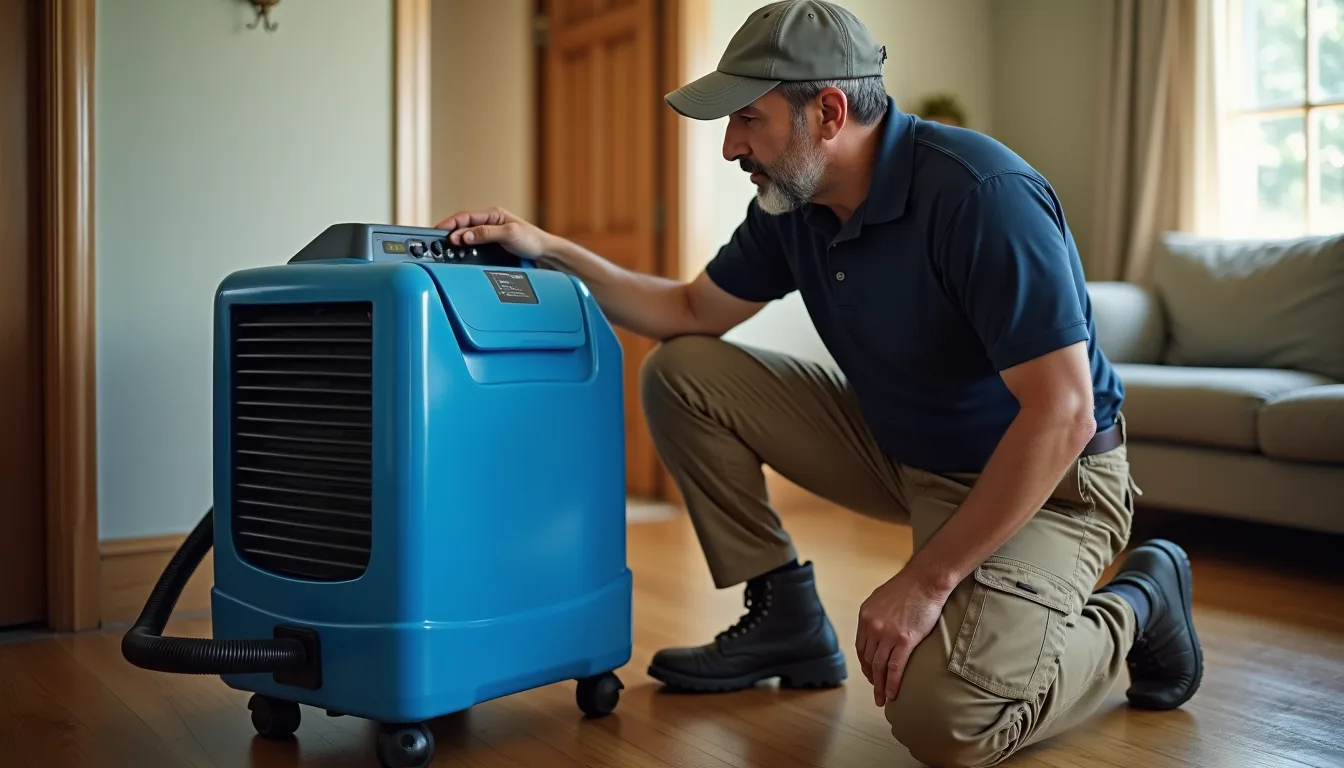 Water damage restoration service